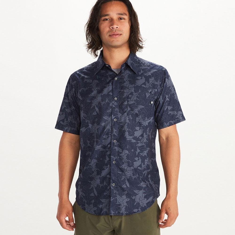 Marmot Syrocco Short-Sleeve Button Up Men's Shirt Size‎ Large